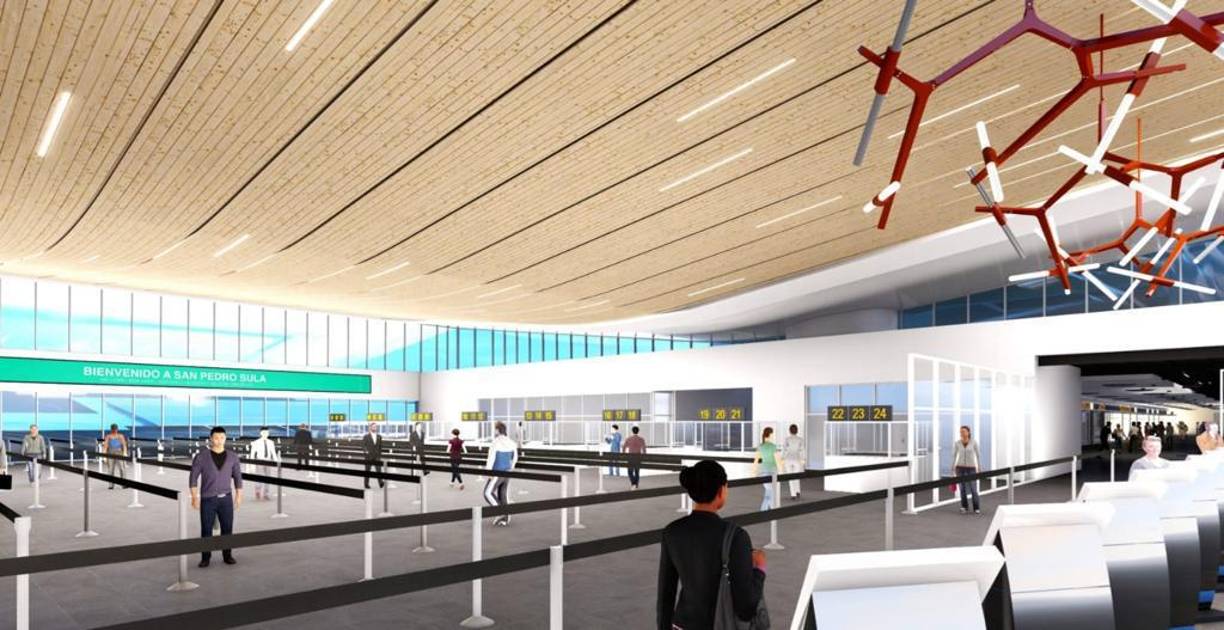 Se agregarán ocho posiciones más para aerolíneas, pensando en un crecimiento del aeropuerto luego de la remodelación. Se ampliará el área de reclamo de equipaje, agregando una nueva banda, se ampliará el área de aduanas, rayos X e inspección.