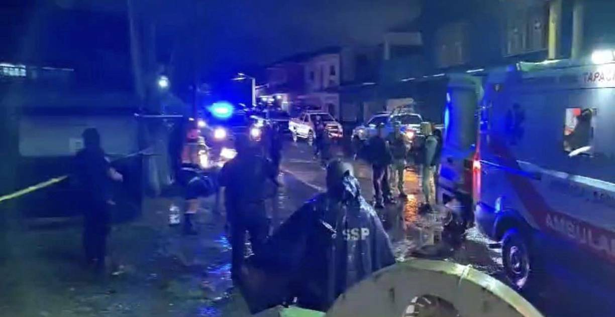 El ataque se produjo alrededor de las 7:00 p.m., cuando dos vehículos llegaron a un domicilio en la colonia Reforma de Tapachula.