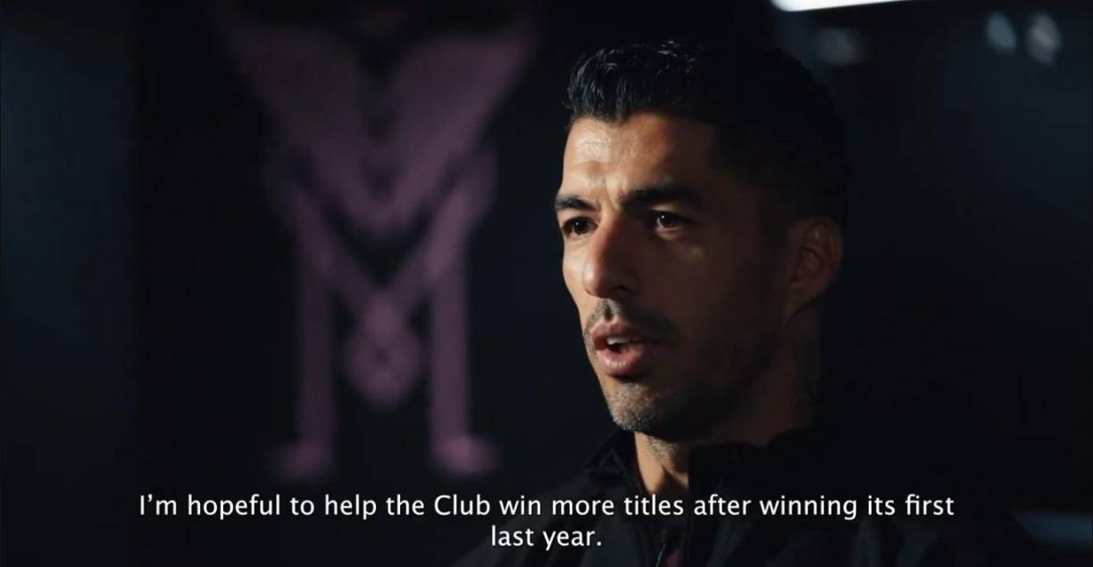 “Soy optimista acerca de lo que podemos lograr juntos con nuestra ambición compartida”, aseguró Luis Suárez tras oficializarse si fichaje por el Inter Miami.