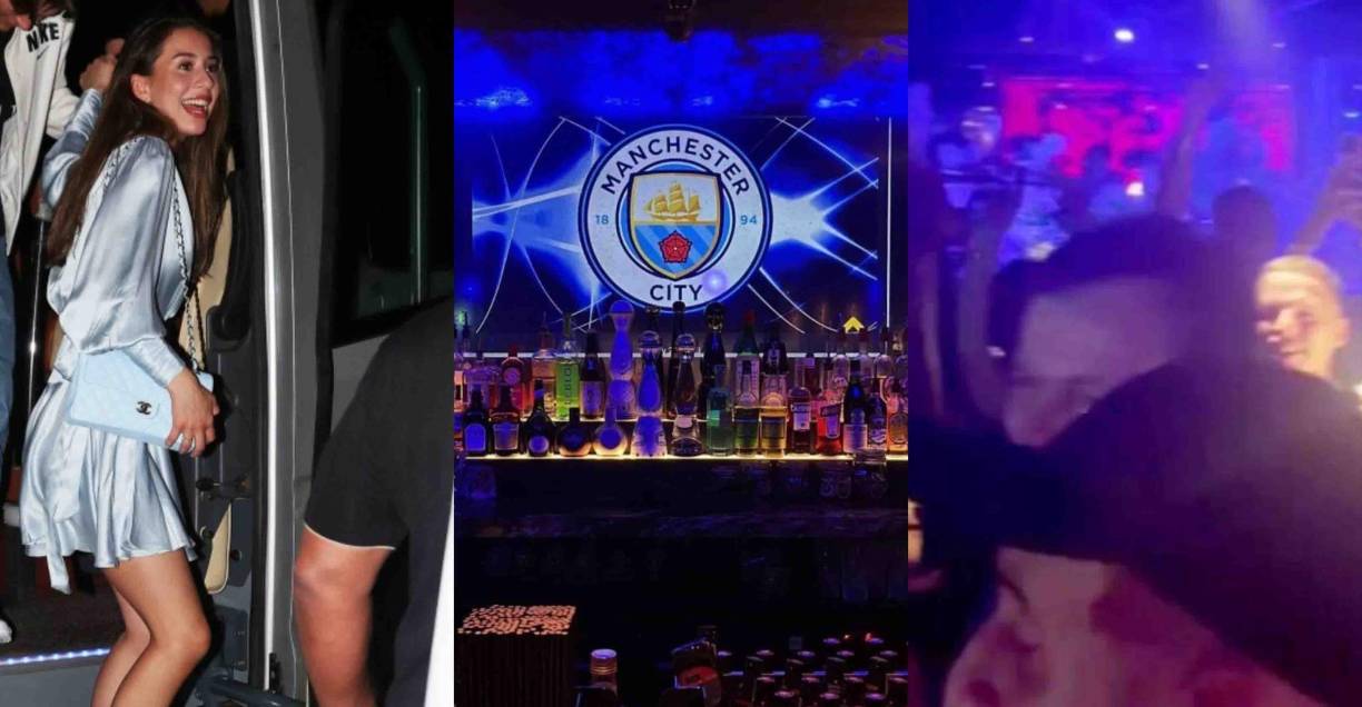 La plantilla del Manchester City celebró a lo grande la obtención de la Premier League. En la fiesta íntima se robaron el show la hija de Pep y la novia de Erling Haaland.