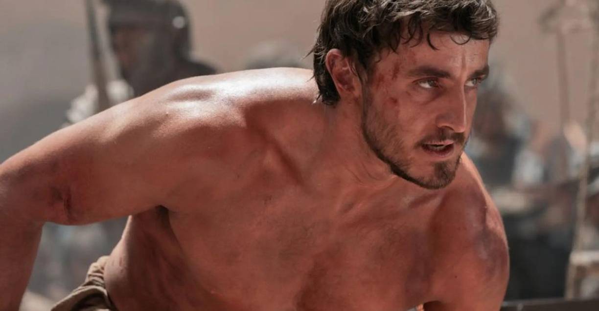 Paul dijo: “No me dije: ‘Tengo que hacer esto’. En realidad era sólo Ridley y ‘Gladiator’, y sentí que estaba bien preparado para hacer este tipo de gran película. Practiqué deporte de niño; sé lo que es lanzarme. Tengo aspecto de romano. Todas esas cosas. Y es Ridley Scott”.