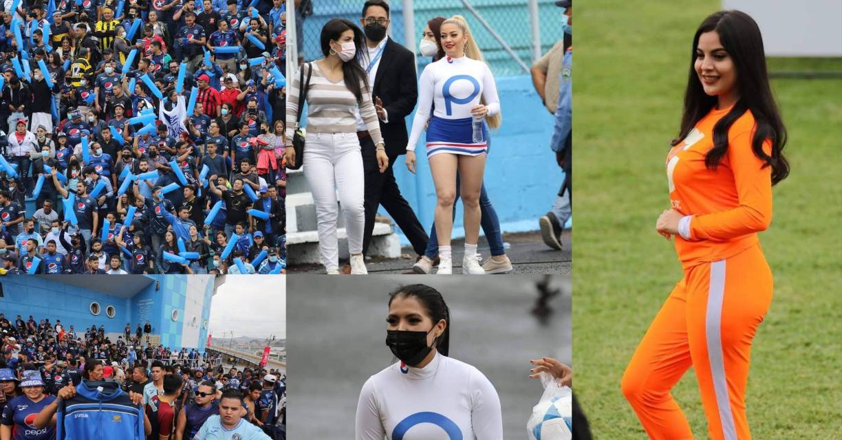 Mira las imágenes del ambientazo que se ha vivido en la final de ida del fútbol hondureño entre Motagua vs Real España.