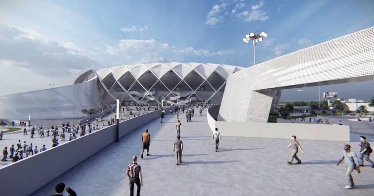 ”Para tener dentro de tres años el estadio más grande de Centroamérica y el más moderno de Latinoamérica”, aseveró Bukele en conferencia de prensa.