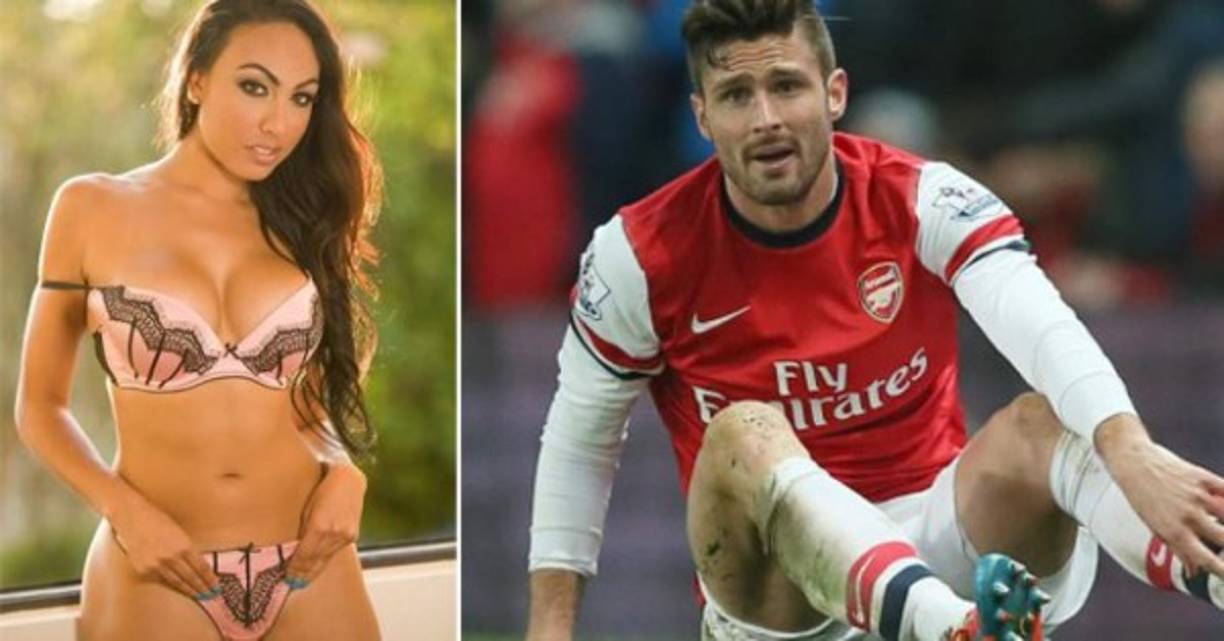El francés Oliver Giroud no solo fue infiel sino que lo publicó en redes sociales. La involucrada negó que se hubieran mantenido relaciones sexuales y solo dijo que estuvieron 'muy cariñosos'.