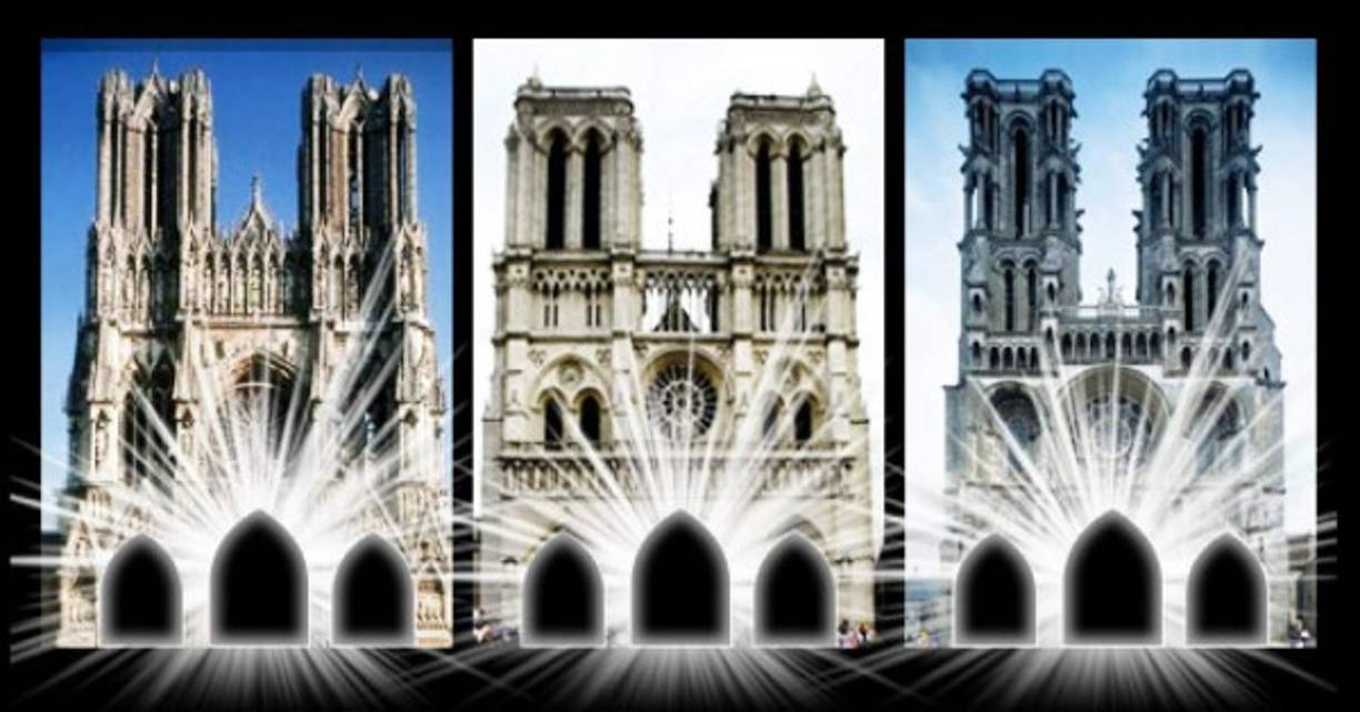 Inclusive, en nuestros tiempos podemos ver todavía vestigios de estas construcciones, como las catedráles góticas que también tienen trípticos o las puertas de las logias que controlan el planeta. cada sociedad secreta que tenga un templo tiene un tríptico en la entrada.