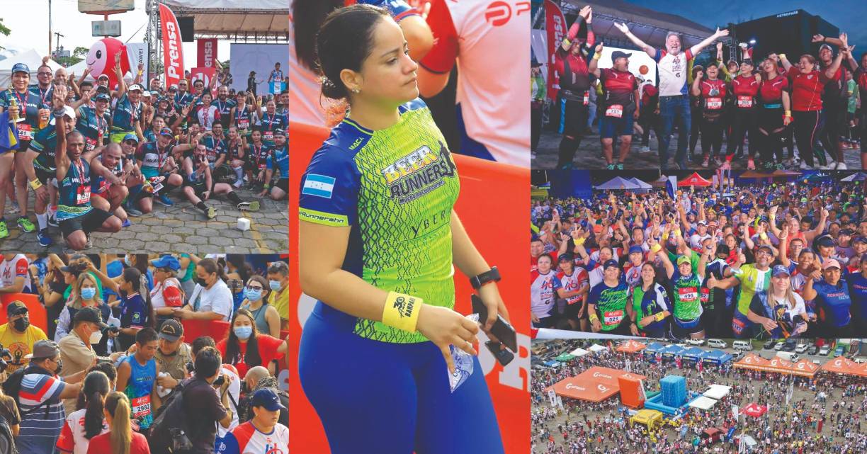 Desde la costa norte, centro y de zonas fronterizas, cientos de competidores llegaron en grupos a la Maratón LA PRENSA. A continuación te mostramos más fotos de la espectacular fiesta deportiva que se vivió el domingo en San Pedro Sula.