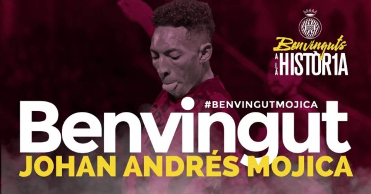 El Girona y el Rayo Vallecano han llegado a un acuerdo para que el futbolista colombiano Johan Andrés Mojica vuelva cedido al club catalán. El futbolista regresa para reforzar la banda izquierda.