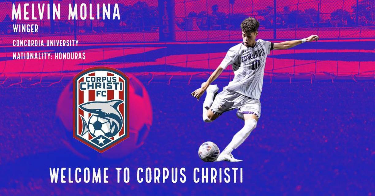 Debido a su gran papel de la universidad de Concordia, fue dichado por el Corpus Christi FC.