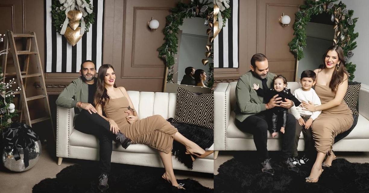 “Feliz Navidad que tu hogar se ilumine con la luz del amor y la esperanza, y que cada día del año nuevo esté lleno de prosperidad y felicidad.Que Dios les bendiga hoy y siempre”, escribió la conductora Melissa Valeriano en la descripción de estas gráficas, en las que aparece junto con su pareja e hijos. 