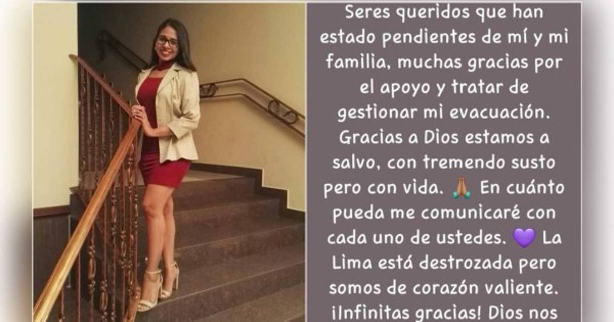 Poco a poco se han dado a conocer el nombre y rostros de los hondureños que han sido encontrados o rescatados tras las fuertes inundaciones provocadas por la Tormenta Tropical Eta. La joven Marisol Soto ya se reportó desde La Lima.