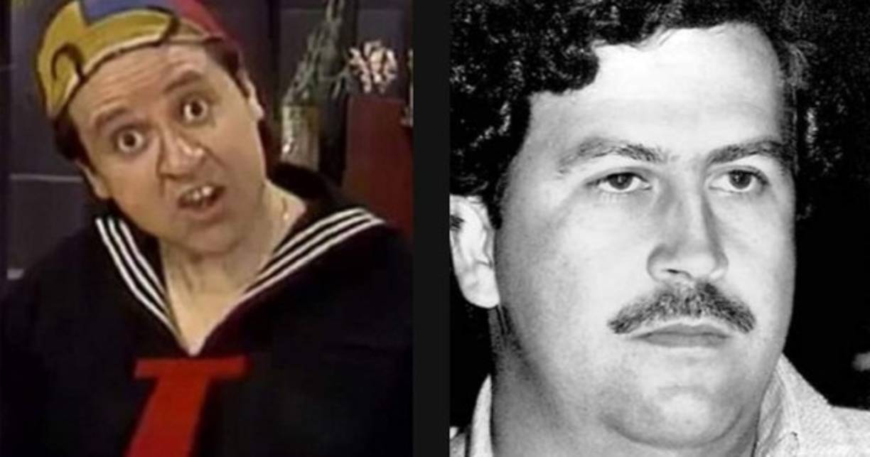 El cómico Carlos Villagrán, más conocido como Quico reveló hace unos meses, que durante una gira de trabajo por Colombia, en los años ochentas, fue abordado por trabajadores de nada más y nada menos que, Pablo Escobar.