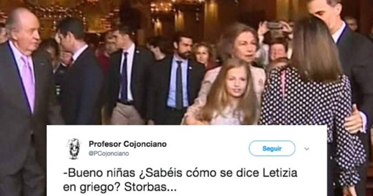 El incómodo momento se vivió mientras la familia real de España salía de la misa de Resurrección este domingo.<br/>