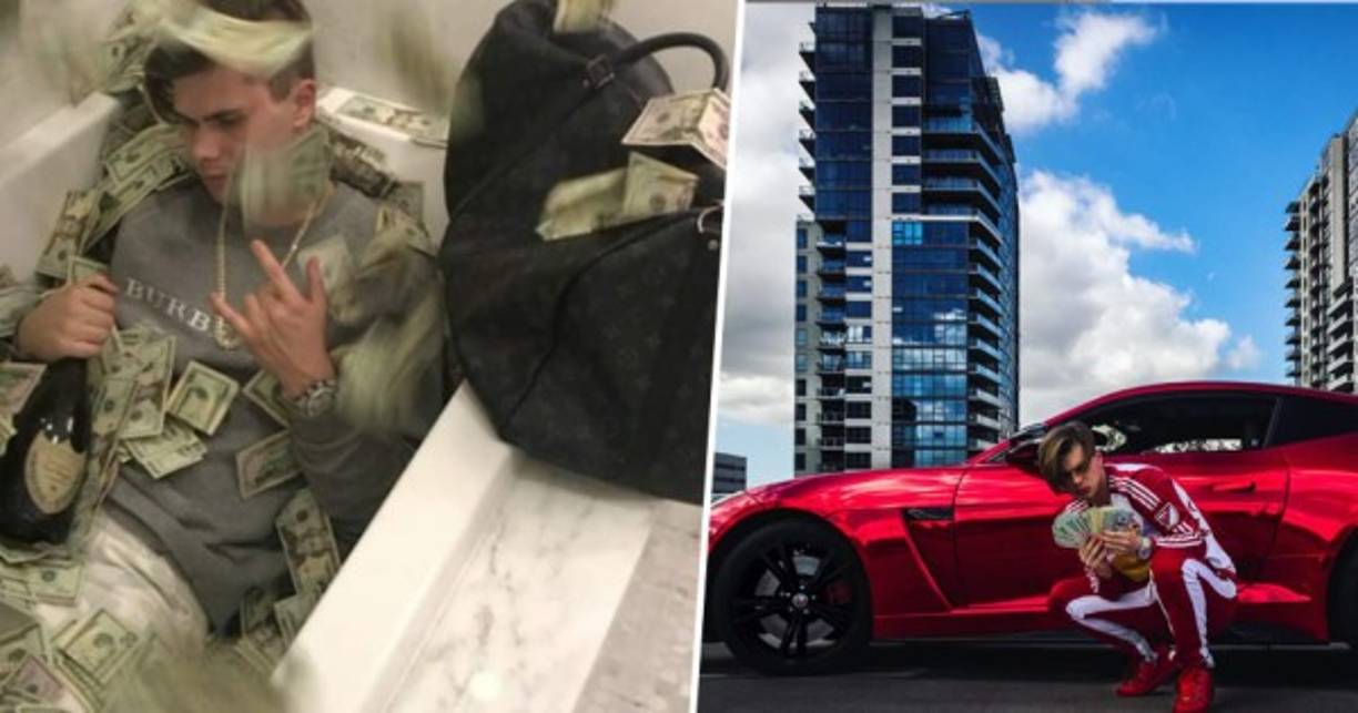 Wyatt Pasek presumía de millones, viajes y autos de alta gama en Instagram, debido a esto, la policía lo investigó dando como resultado que su vida de lujos es producto del tráfico de drogas.