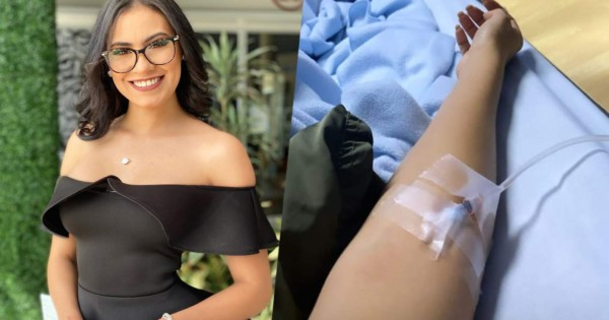 La famosa presentadora hondureña, Alejandra Rubio, compartió a través de sus redes sociales que ha sido hospitalizada de emergencia.