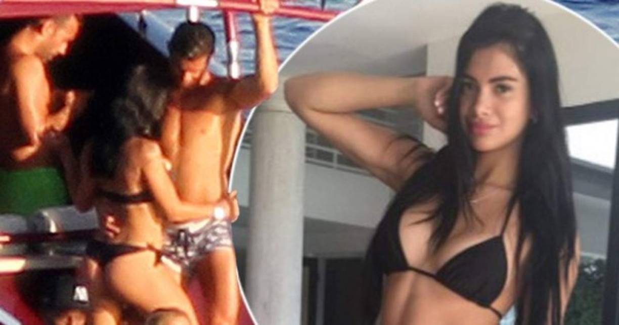 Así fueron pillados la colombiana y CR7 hace unas semanas atrás en las vacaciones del crack del Real Madrid.