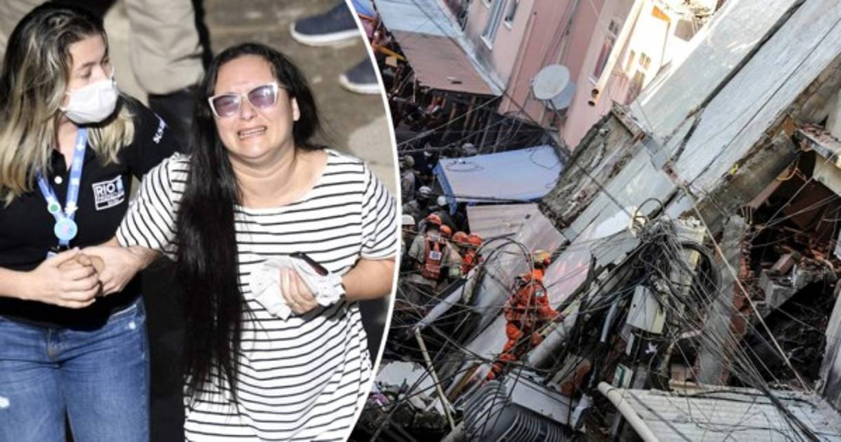 Una niña pereció este jueves y por lo menos tres personas más resultaron heridas al desplomarse en Río de Janeiro un edificio residencial de cuatro pisos, aunque todavía puede haber más víctimas entre los escombros, según fuentes oficiales. Texto EFE / Fotos AFP
