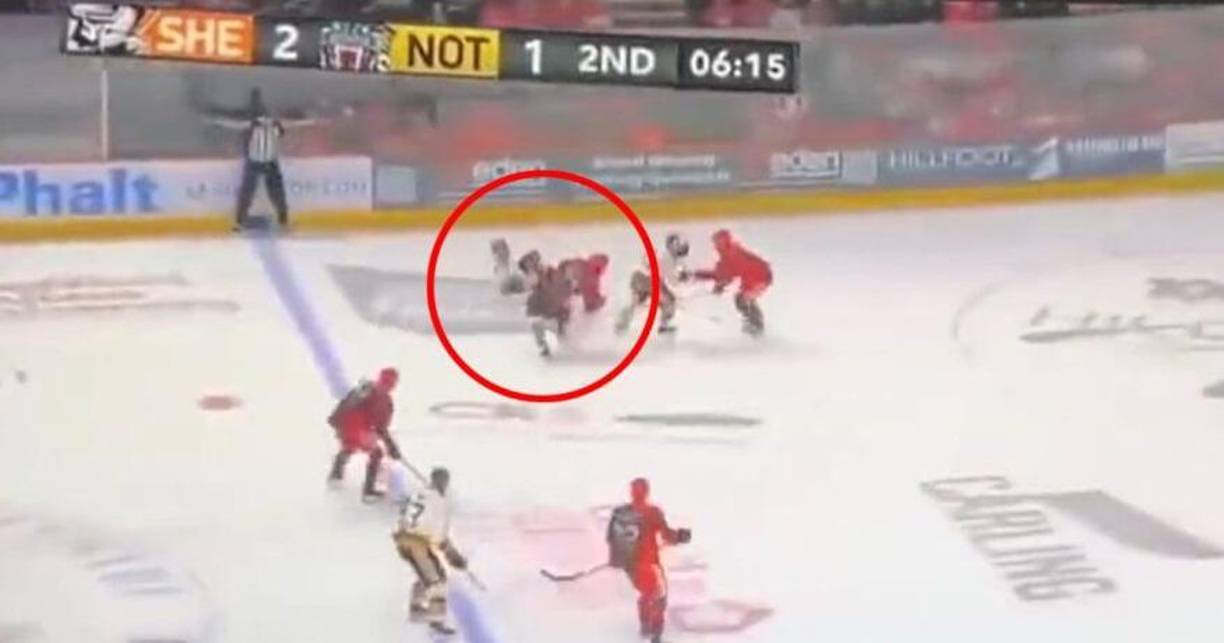 Johnson sufrió un grave corte en el cuello con un patín del jugador rival durante un partido de la Challenge Cup británica de hockey disputado el sábado.