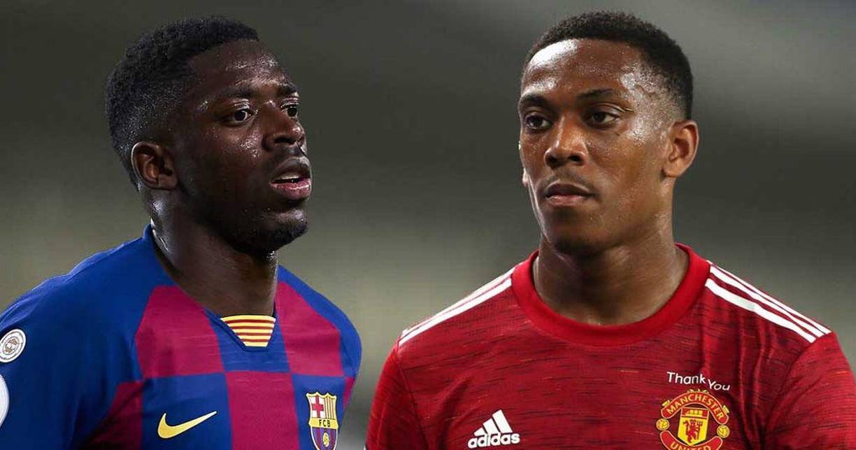 Bombazo. Según la prensa inglesa, Barcelona y Manchester United analizan realizar un trueque en este 2022. . El United ficharía ya a Dembélé y cedería seis meses a Martial al Barça.