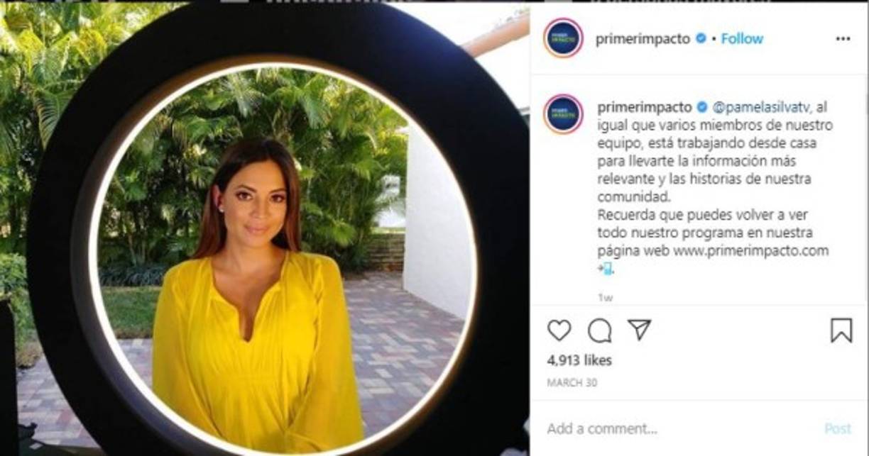 Pero Pamela Silva, que se encuentra haciendo cuarentena por el COVID-19, deberá regresar a su trabajo y tarde o temprano deberá hacer referencia a su embarazo, y lo que es aún más esperado, presentar a su bebé cuando nazca.