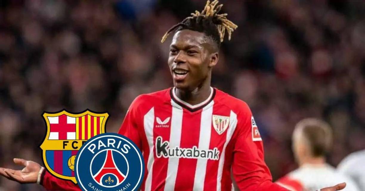 Además del FC Barcelona, el PSG fue otro de los equipos que se interesó en el destacado extremo ofensivo Nico Williams. 