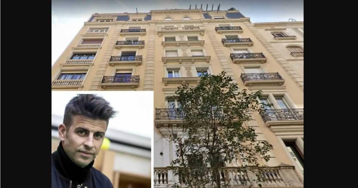 Así es el piso de soltero donde está viviendo Gerard Piqué. Es valorado en más de 4 millones de euros.
