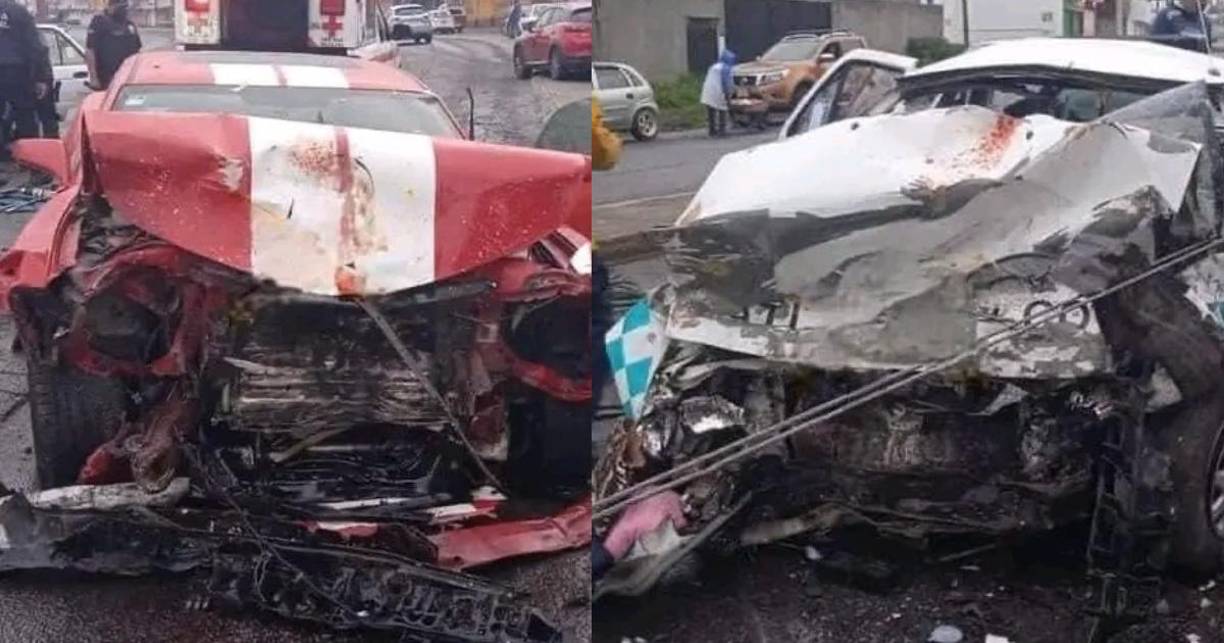 El impacto fue tal, que las 3 mujeres—incluida una menor de edad— y los 3 hombres que venían a bordo de este vehículo perdieron la vida. 