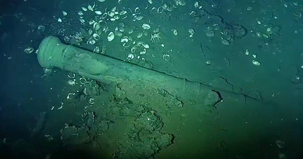 Los expertos identificaron igualmente varios cañones, algunos fabricados en Sevilla y otros en Cádiz en 1655. 