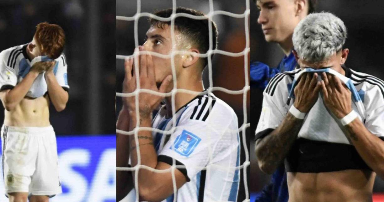 Argentina quedó eliminada del Mundial Sub-20 y los jugadores terminaron destrozados tras el fracaso ya que estaban ilusionados con la Copa debido a que son anfitriones del torneo.
