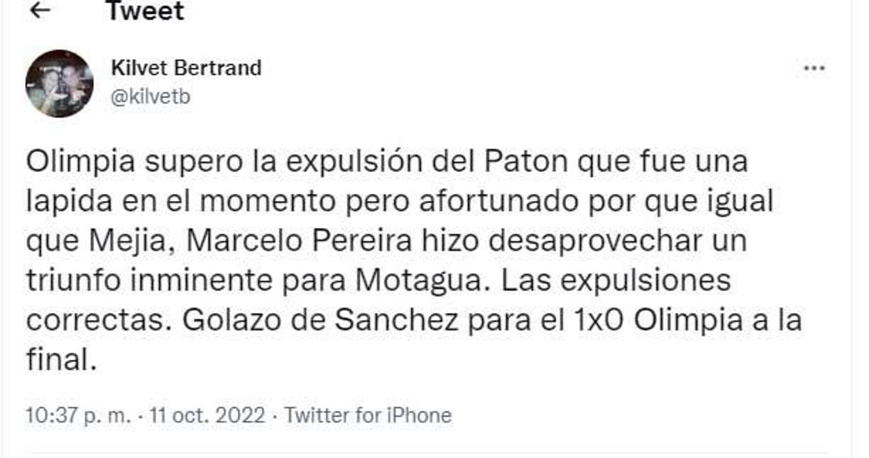 El experimentado periodista Kilvet Bertrand dio su punto de vista.