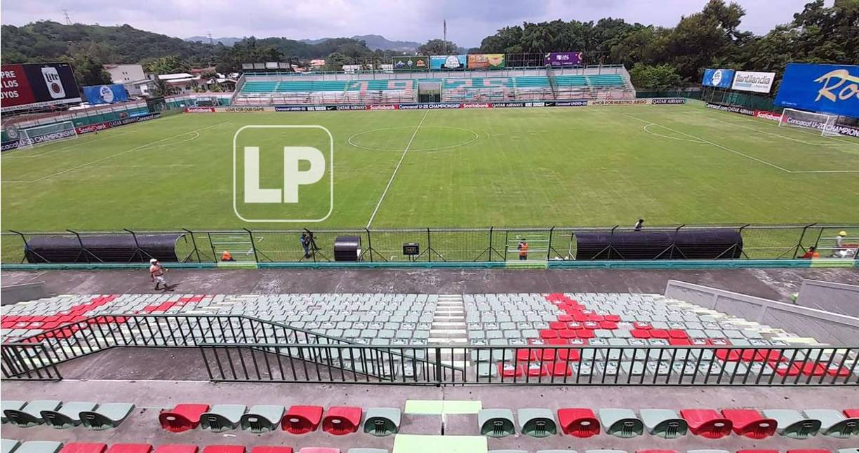 El estadio Yankel Rosenthal fue elegido por la Concacaf para albergar los partidos de la tercera jornada del Grupo H debido al mal estadio de la cancha del Morazán.
