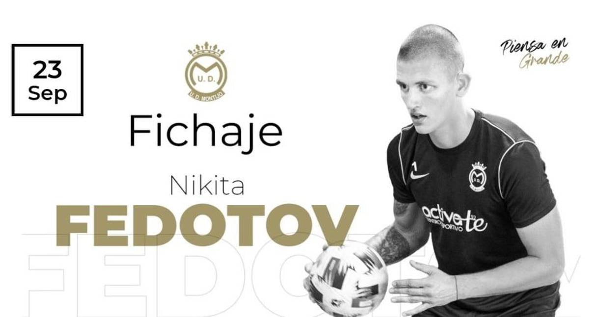 Nikita Fedotov a sus 21 años de edad decidió no seguir en el fútbol para defender a Ucrania. 