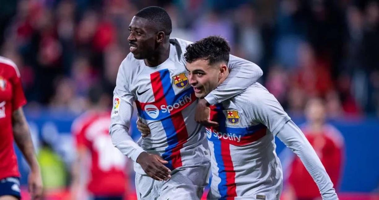 Asimismo, Pedri y Ousmane Dembélé que aún no regresan a los terrenos de juego por sus respectivas lesiones.