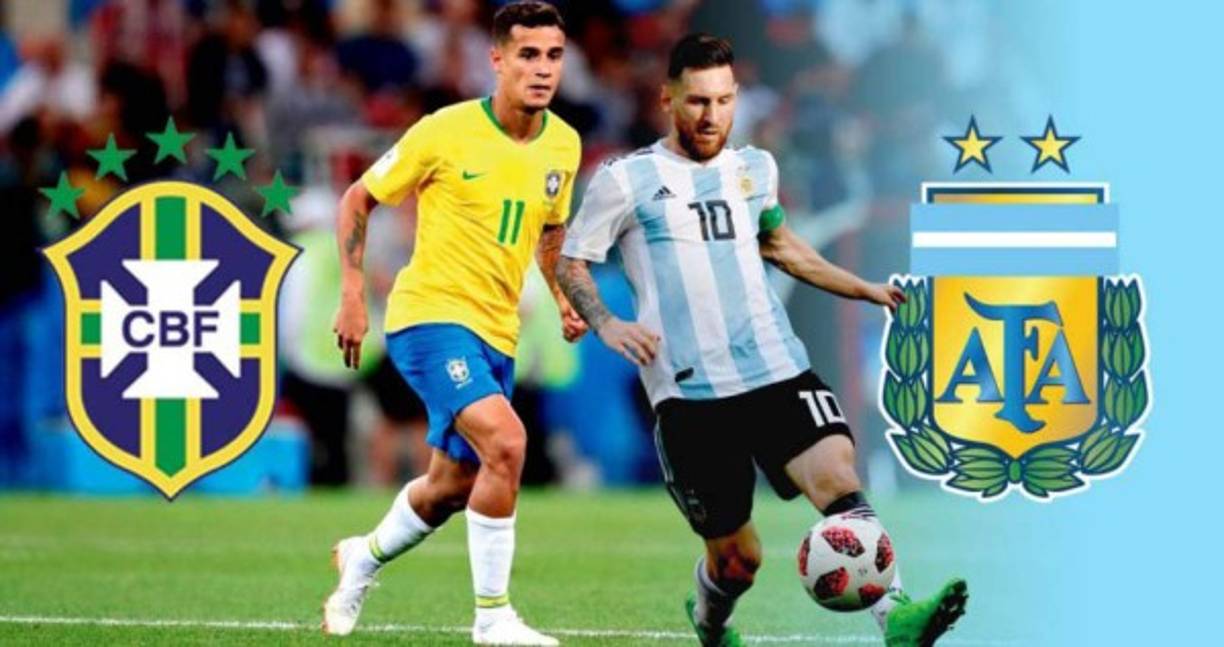 El duelo entre Brasil y Argentina dará inicio este martes a partir de las 6:30am, hora de Honduras. Lo podrás ver por el canal R-MEDIA o Sky Sports.