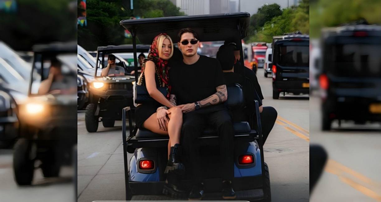 Peso Pluma anteriormente tuvo una relación amorosa con la cantante Nicki Nicole. También ha sido vinculado con Anitta y con Dania Méndez en el pasado.