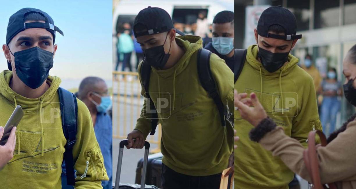 El futbolista hondureño Luis Palma emprendió este domingo el viaje rumbo a Grecia en donde comenzará su aventura por Europa. Al jugador catracho lo despidieron sus seres queridos, entre ellos su bella novia.