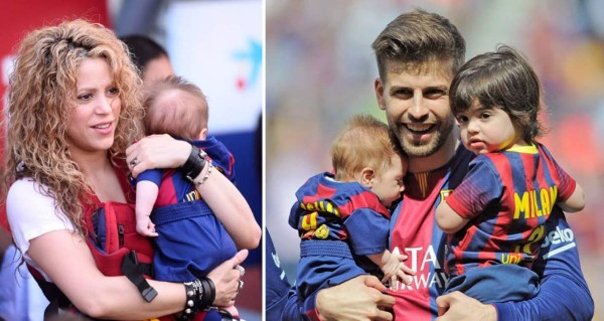 La cantante colombiana Shakira y el defensor Piqué del Barcelona, cuentan dos dos hijos de nombre Milan y Sasha.