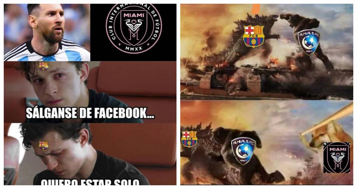 Las redes sociales no perdonaron al Barcelona y así se burlaron tras confirmarse el fichaje de Lionel Messi por el Inter de Miami.