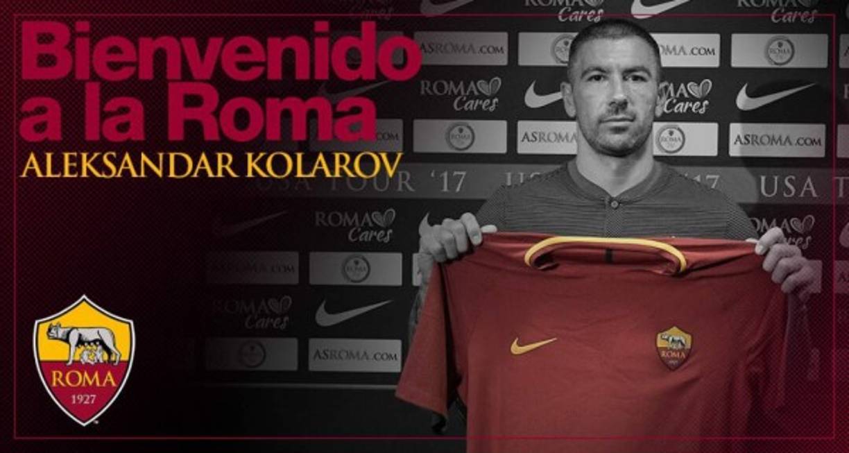 Aleksandar Kolarov ya ha sido presentado como nuevo jugador de la Roma para las próximas tres temporadas. El lateral serbio llega procedente del Manchester City.