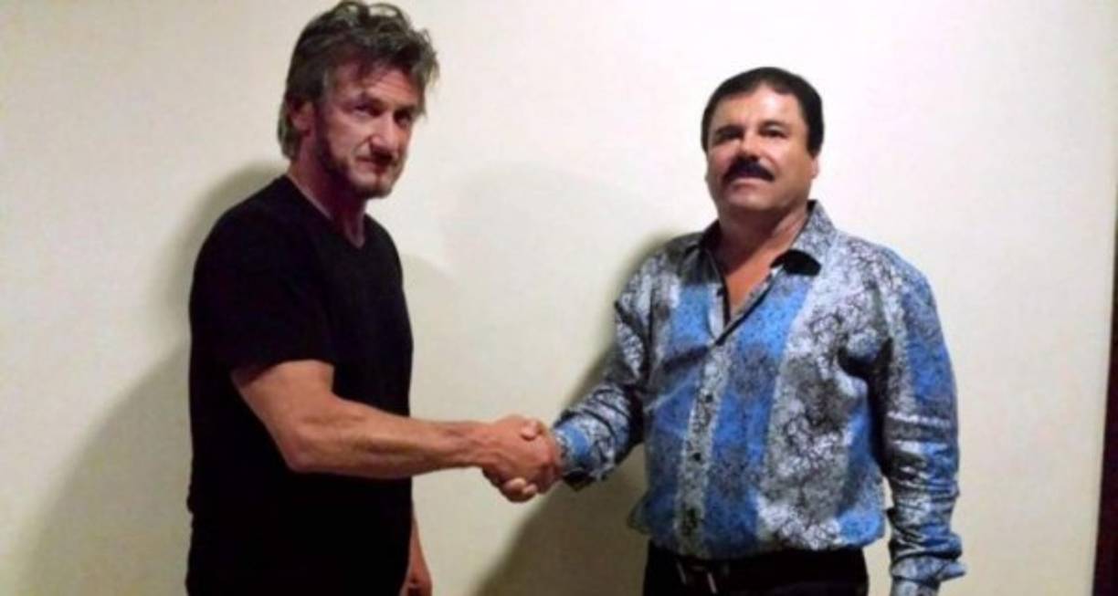 Y su último amigo, Joaquin 'El Chapo' Guzmán.