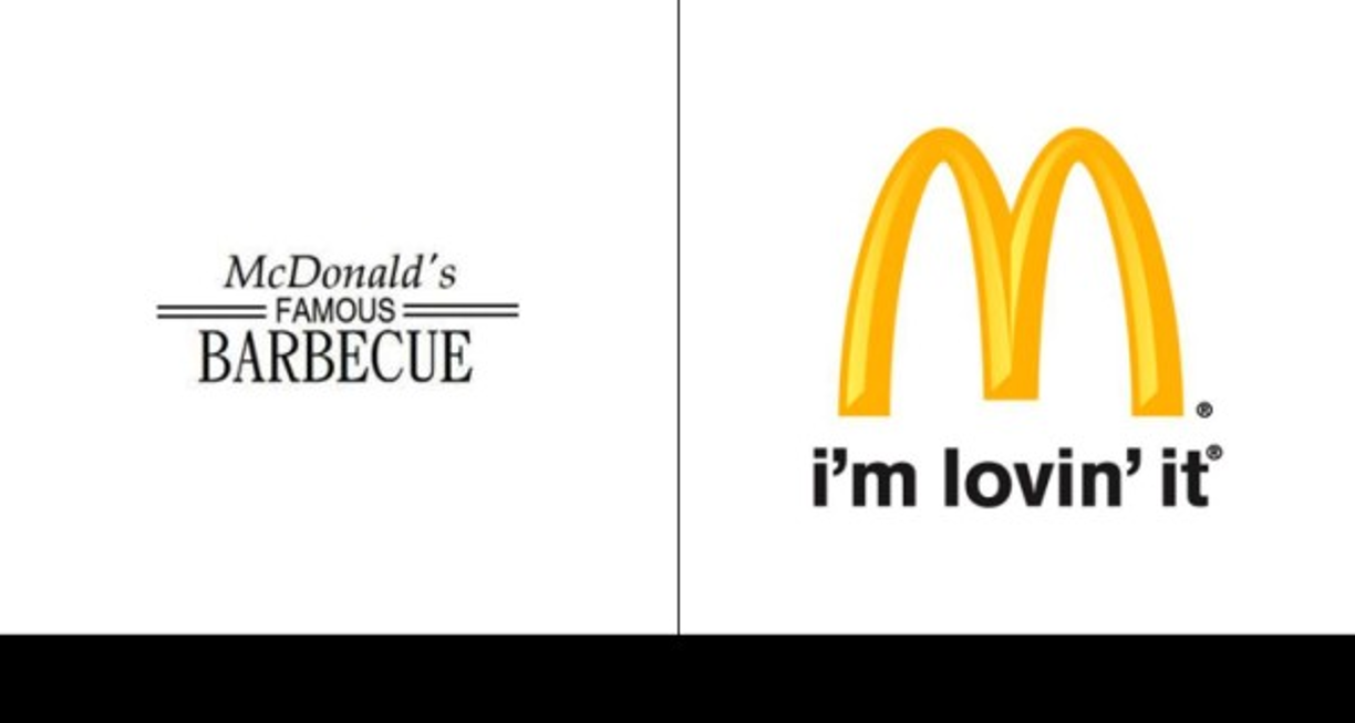 El primer restaurante de esta franquicia data de 1940 y su logo hacía más hincapié en la barbacoa que en las hamburguesas. Los famosos arcos dorados no aparecieron sino hasta 1953.