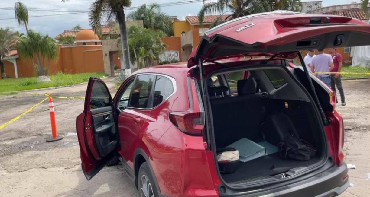 La camioneta Honda CR-V fue decomisada por las autoridades.