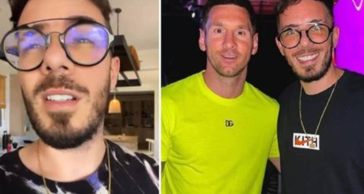 El DJ fue invitado por Messi y su familia para la fiesta privada que organizaron en Rosario, Argentina. Tras la fiesta, Palacio se sacó una foto junto al astro argentino y hoy es tendencia a nivel mundial.