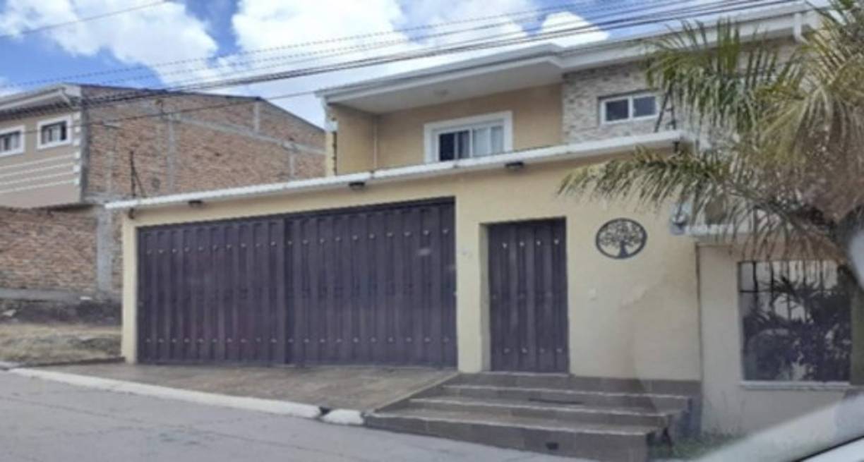 Vivienda en la residencial Zarahemla de Tegucigalpa, propiedad de Cinthia Elizabeth Borjas Valenzuela.