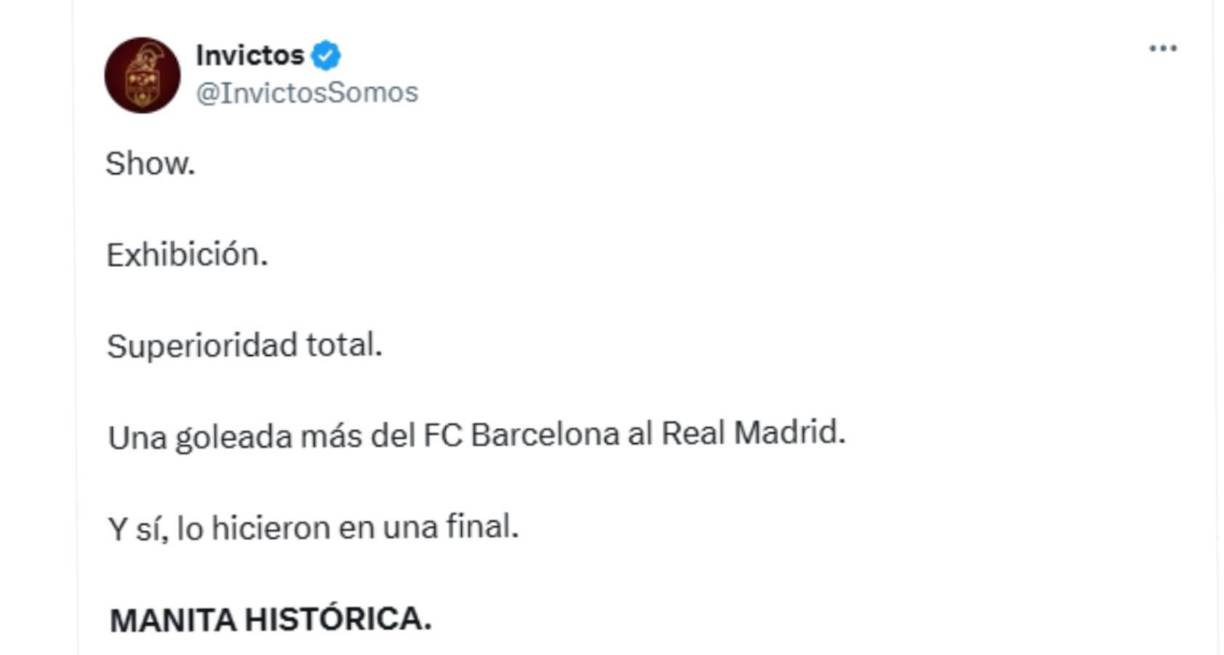 Invicto Somos de México.