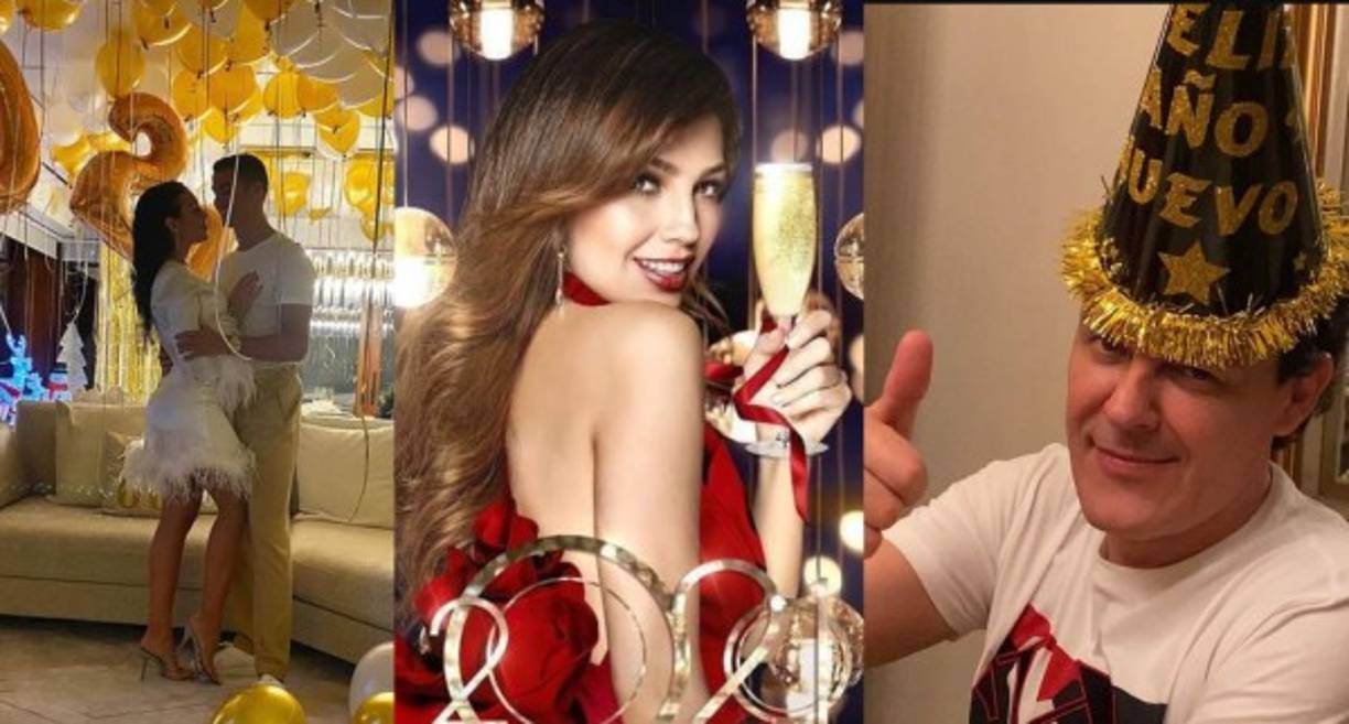 Con varios mensajes de esperanza, y deseando un año nuevo lleno de éxitos, así recibieron el 2021 los famosos.