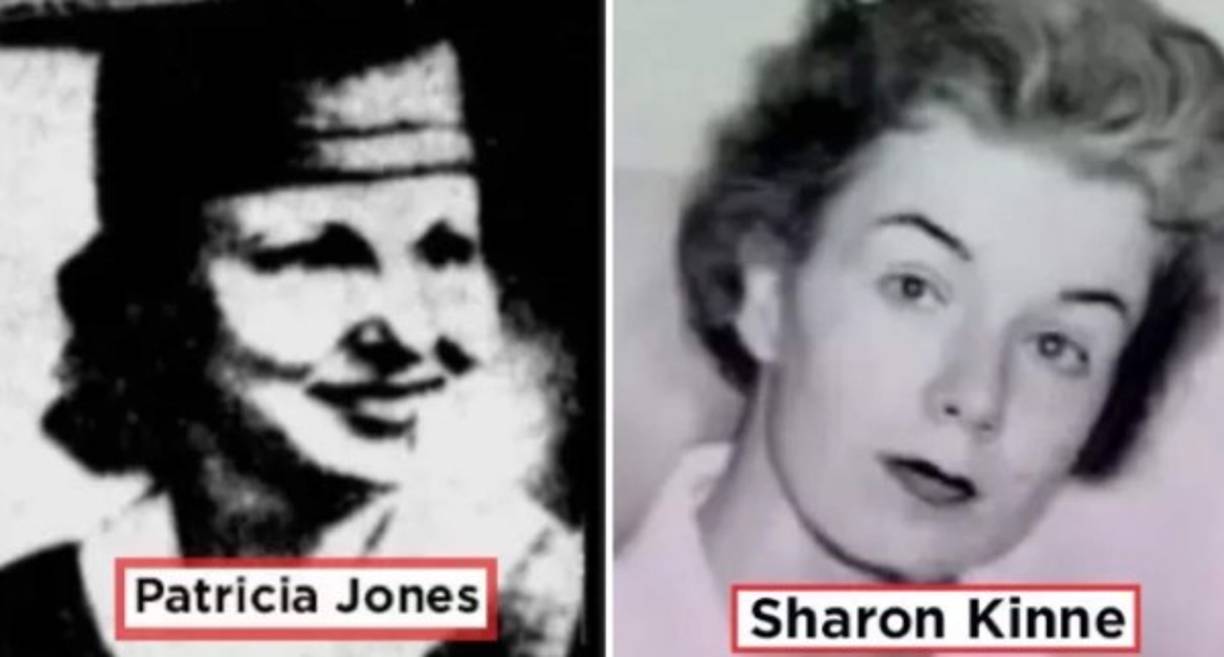 2. El asesinato de Patricia Jones, 1960.<br/><br/>Sharon Kinne estaba teniendo una aventura con el esposo de Jones. Cuando decidió terminar la cita, Sharon llamó a Patricia, diciendo que el señor Jones estaba durmiendo con la hermana de Patricia, y que se juntaría con ella para hablar de ello. Esa noche, Sharon mató a patricia. Sharon fue enviada a prisión, pero escapó en 1969 y ha estado desaparecida desde entonces.