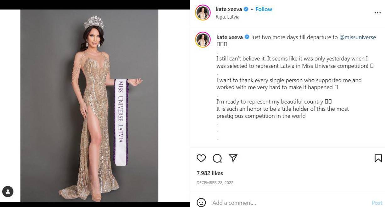  El certamen se realizará el próximo 14 de enero en Nueva Orleans.