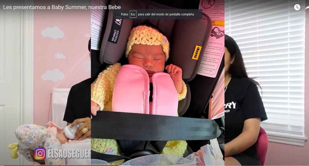 Durante la transmisión también mostraron algunas imágenes inéditas de Summer, pues aún no las han publicado en sus redes sociales.