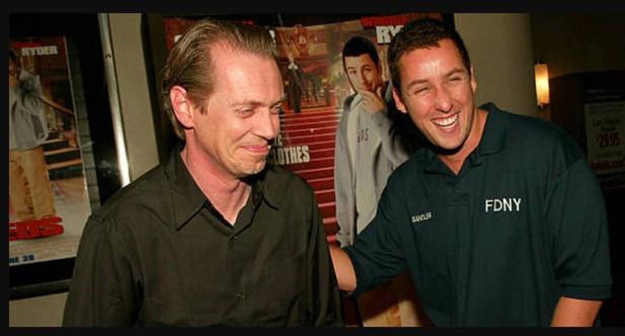 Uno de los actores favoritos es Steve Buscemi, es casi imposible que olvides su peculiar rostro sin importar que veas las películas de Sandler o no.