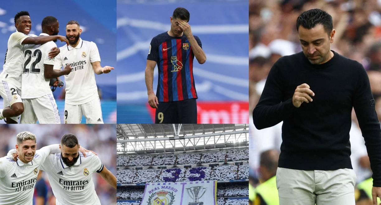 Mira las imágenes más curiosas que dejó la contundente victoria de 3-1 del Real Madrid al Barcelona en una nueva edición del clásico de España.